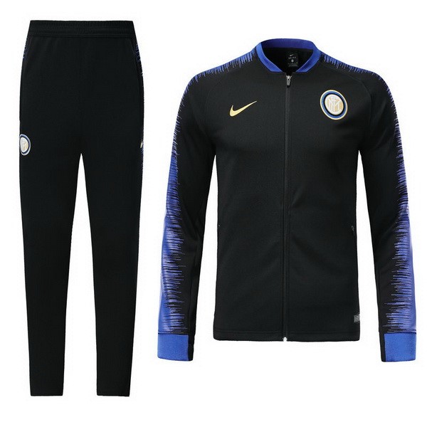 Inter Milan Trainingsanzug 2018-19 Schwarz Blau Fussballtrikots Günstig